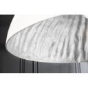 GLOW XL modern függőlámpa - fehér/ezüst