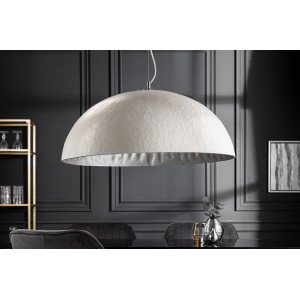 GLOW XL modern függőlámpa - fehér/ezüst INVICTA