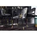 BOUTIQUE design bársony szék - szürke