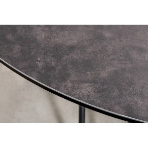 CIRCULAR design kerek étkezőasztal - 120cm - antracit INVICTA