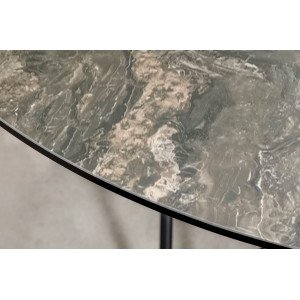 CIRCULAR design kerek étkezőasztal - 120cm - taupe INVICTA