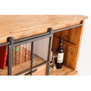 HERITAGE modern fenyőfa TV-szekrény - 160cm