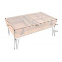 SEVEN SEAS -II vintage fenyő dohányzóasztal - 100cm