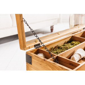 SEVEN SEAS -II vintage fenyő dohányzóasztal - 100cm INVICTA