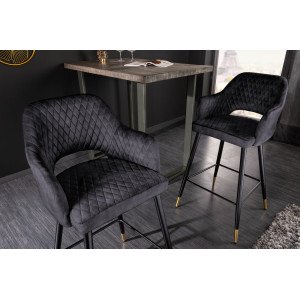 PARIS modern bárszék - antracit INVICTA