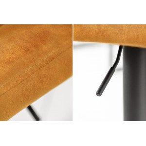 PORTLAND design bárszék - sárga INVICTA