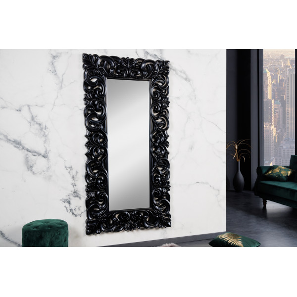 VENICE design tükör - 180cm - fekete