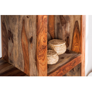 MAKASSAR tömör rózsafa polc - 180cm - szürke INVICTA