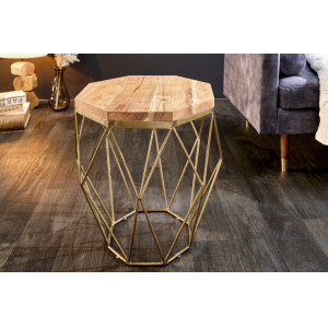 DIAMOND modern akácfa lerakóasztal - 50cm INVICTA