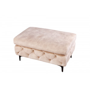MODERN BAROCK design bársony puff - pezsgő