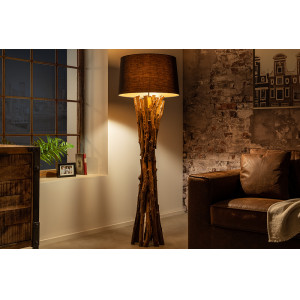 HARMONY NATURE exkluzív állólámpa - fekete - 150cm INVICTA