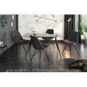 SCANDINAVIA design bársony szék - szürke