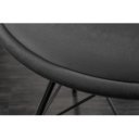 SCANDINAVIA design bársony szék - szürke