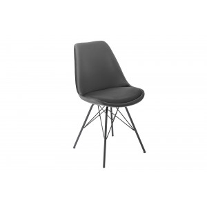 SCANDINAVIA design bársony szék - szürke