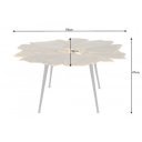 GINKGO design fém dohányzóasztal - 95cm
