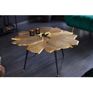 GINKGO design fém dohányzóasztal - 95cm INVICTA