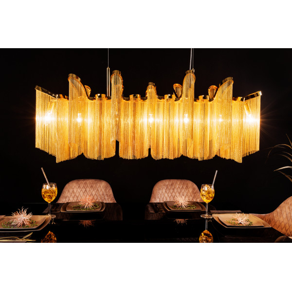 ROYAL luxus függőlámpa - 118cm - arany