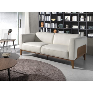 PEDRAZA prémium bőr kanapé - 3 személyes - fehér ANGEL CERDA