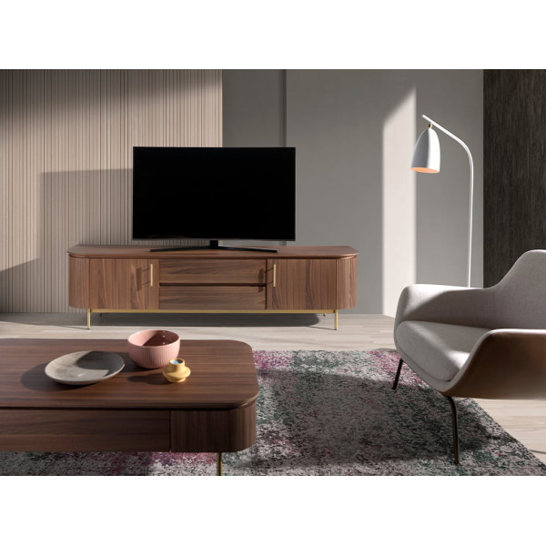 MONTREND exkluzív dió TV-szekrény