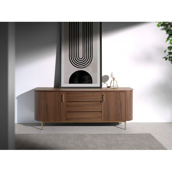 MONTREND exkluzív dió komód - 210cm