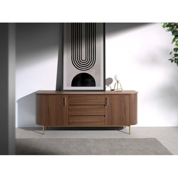 MONTREND exkluzív dió komód - 210cm