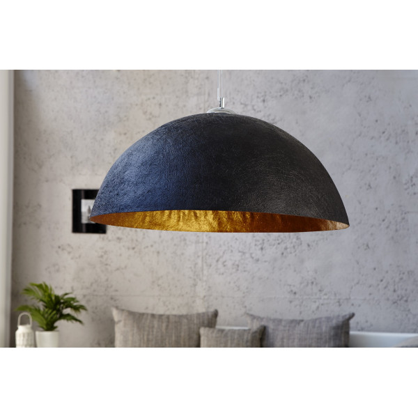 GLOW XL - modern függőlámpa - fekete/arany