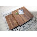 FUSION tömörfa dohányzóasztal szett - rózsafa