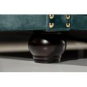 CHESTERFIELD design bársony kanapé - 205cm - petrol