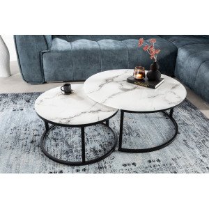 ELEGANCE design dohányzóasztal szett INVICTA