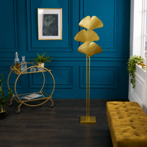 FOLIA modern állólámpa 160 cm – arany INVICTA