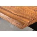 MAMMUT X HONEY tömör akác dohányzóasztal - 120cm