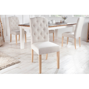 CASTLE elegáns szék - beige INVICTA