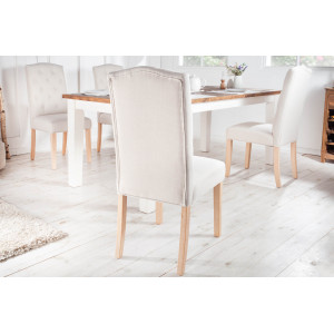 CASTLE elegáns szék - beige INVICTA