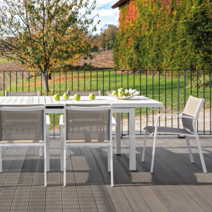 YUCATAN bővíthető kültéri étkezőasztal - 180-240cm