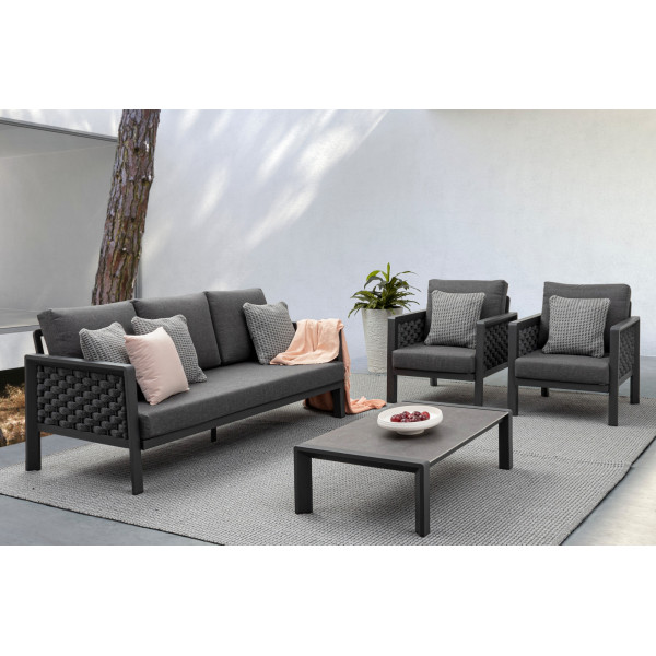 OTAVIO prémium kültéri szett - szürke/antracit