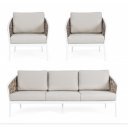 MARIBELA prémium kültéri szett - szürke/antracit