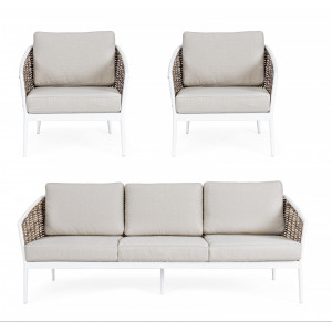 MARIBELA prémium kültéri szett - szürke/antracit