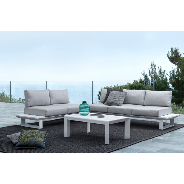 KONNOR prémium kültéri szett - beige/fehér