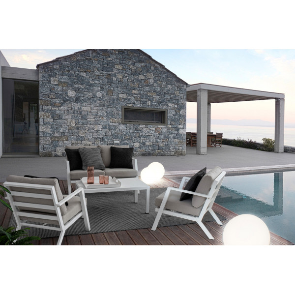 HARLEY prémium kültéri szett - szürke/fehér