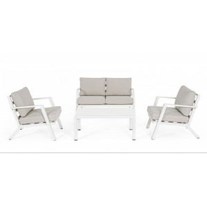 HARLEY prémium kültéri szett - szürke/fehér