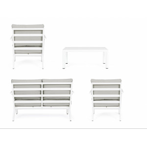 HARLEY prémium kültéri szett - szürke/fehér