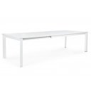 KONNOR prémium bővíthető kültéri étkezőasztal - 200-300cm - fehér