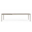 KONNOR prémium bővíthető kültéri étkezőasztal - 160-240cm - szürke