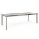KONNOR prémium bővíthető kültéri étkezőasztal - 160-240cm - szürke