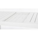 HILDE bővíthető kültéri étkezőasztal - 160-240cm - fehér