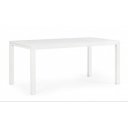 HILDE bővíthető kültéri étkezőasztal - 160-240cm - fehér
