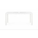 HILDE bővíthető kültéri étkezőasztal - 160-240cm - fehér
