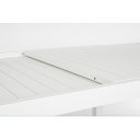 HILDE bővíthető kültéri étkezőasztal - 160-240cm - fehér