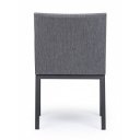 TRUMAN állítható magasságú prémium kültéri kerámia étkezőasztal - 140cm - világos szürke/fehér