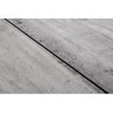 TRUMAN állítható magasságú prémium kültéri kerámia étkezőasztal - 140cm - világos szürke/fehér